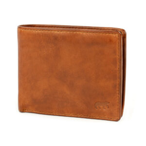 Bear Design Fabian CL8754 billfold portemonnee cognac zijkant
