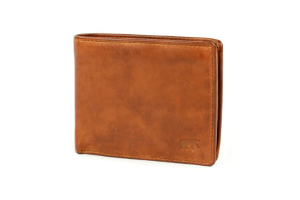 Bear Design Fabian CL8754 billfold portemonnee cognac zijkant