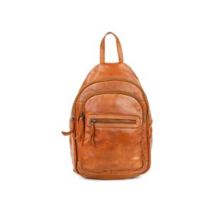 Bear Design Joy Rugzak CL 36413 | Leren rugzak cognac voorkant
