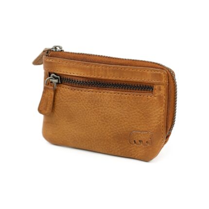 Bear Design Lukas Sleuteletui CP 6708 | Leren sleuteletui cognac zijkant