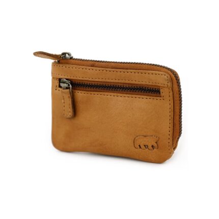 Bear Design Lukas Sleuteletui CP 6708 | Leren sleuteletui taupe zijkant