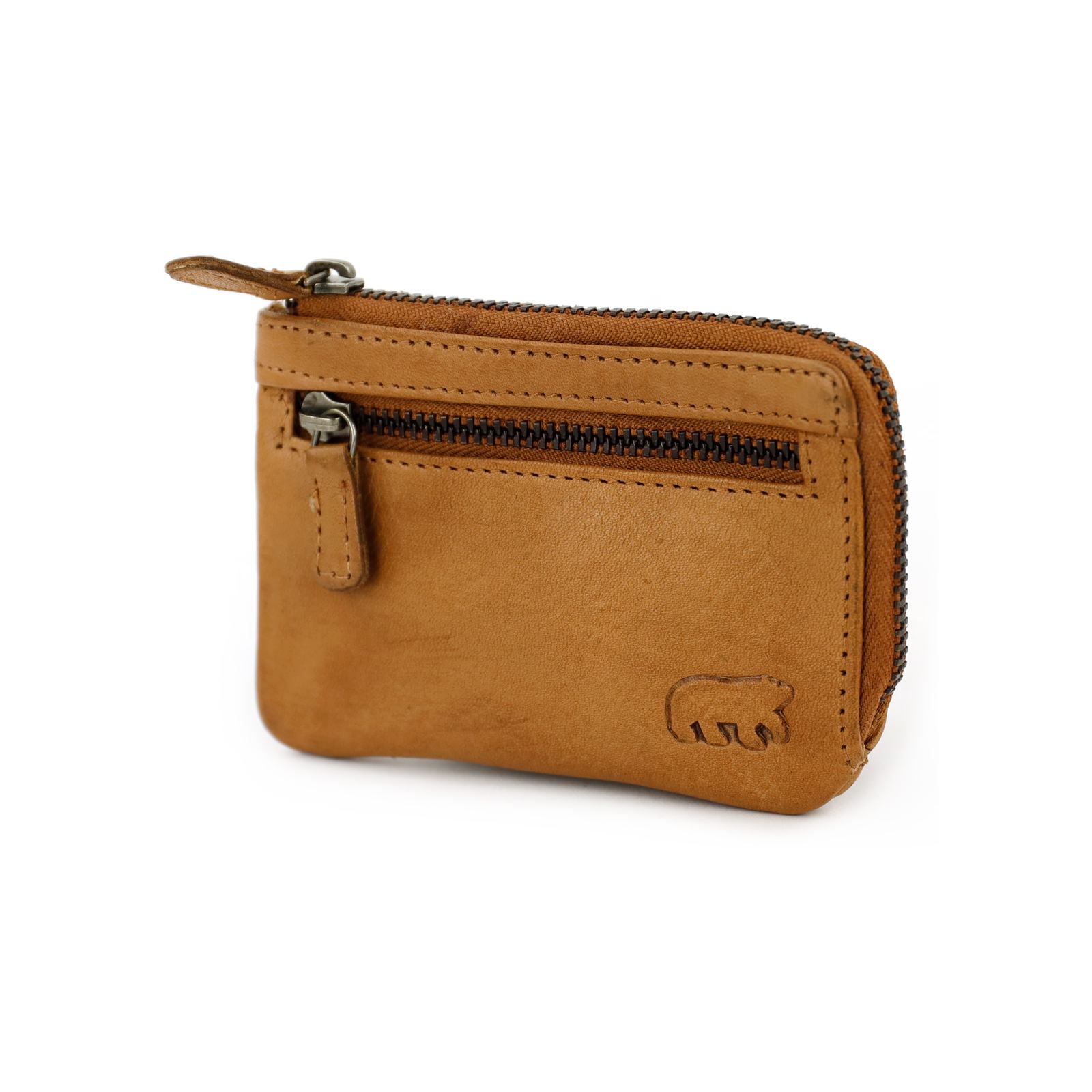 Bear Design Lukas Sleuteletui CP 6708 | Leren sleuteletui taupe zijkant