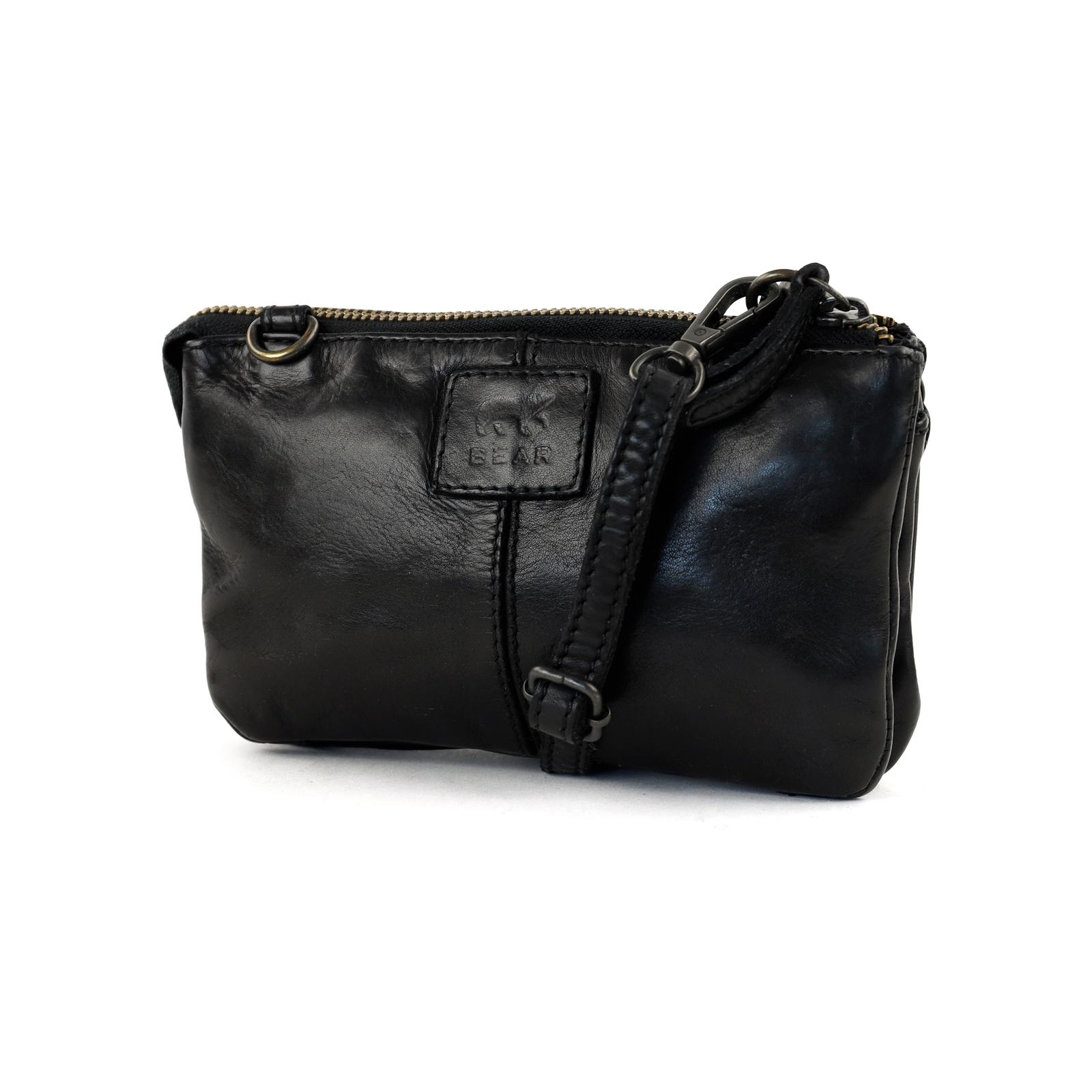Bear Umi portemonneetasje | Cow-Lavato | CL36799 zwart achterkant
