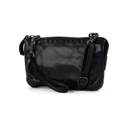 Bear Umi portemonneetasje | Cow-Lavato | CL36799 zwart voorkant schuin