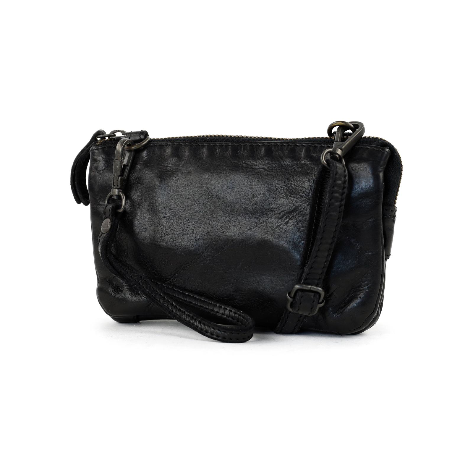 Bear Umi portemonneetasje | Cow-Lavato | CL36799 zwart voorkant schuin