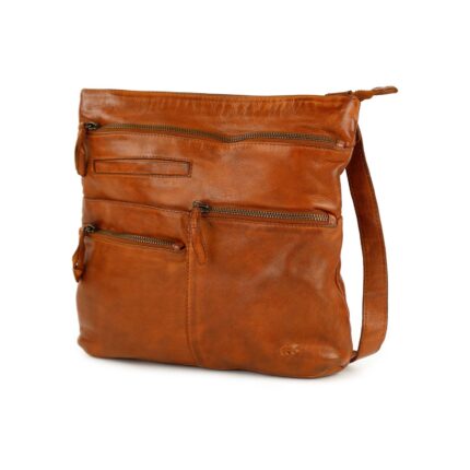 Bear Yara schoudertas | Cow-Lavato | CL40523 cognac schuin