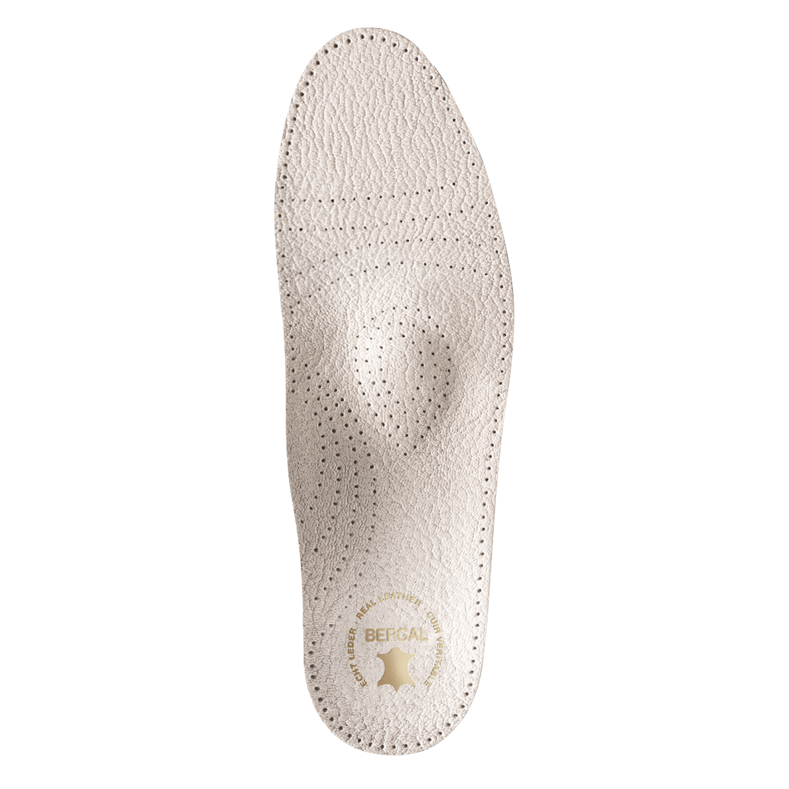 Bergal Soft Luxury inlegzool | Luxe leren comfortzool bovenkant