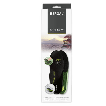 Bergal Soft Move inlegzool | Zachte comfortzool in verpakking