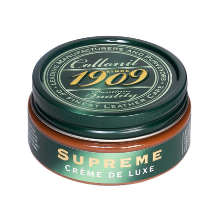 Collonil 1909 Crème de Luxe zwart 100 ml | Schoencrème glad leer lichtbruin voorkant