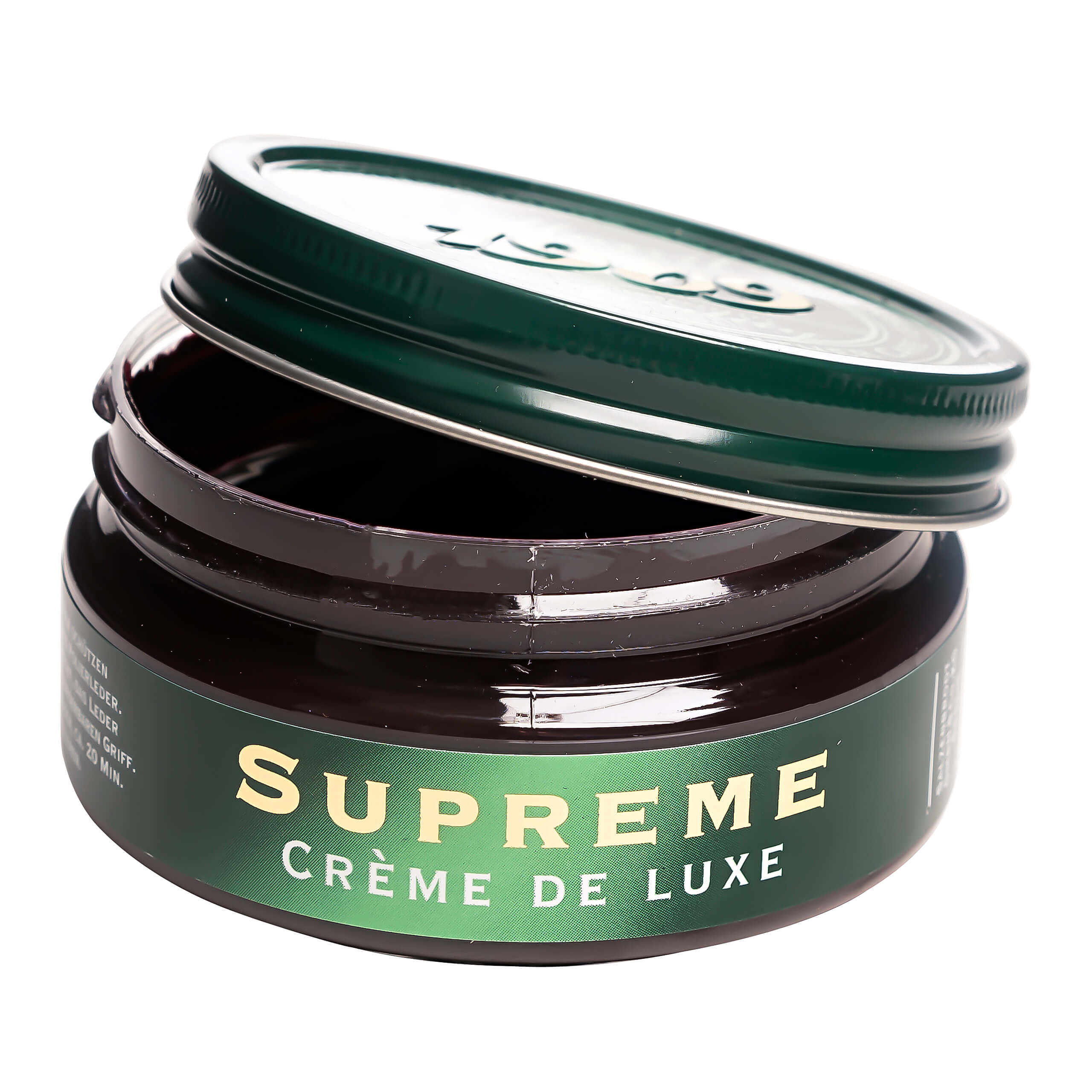 Collonil 1909 Crème de Luxe zwart 100 ml | Schoencrème glad leer detail
