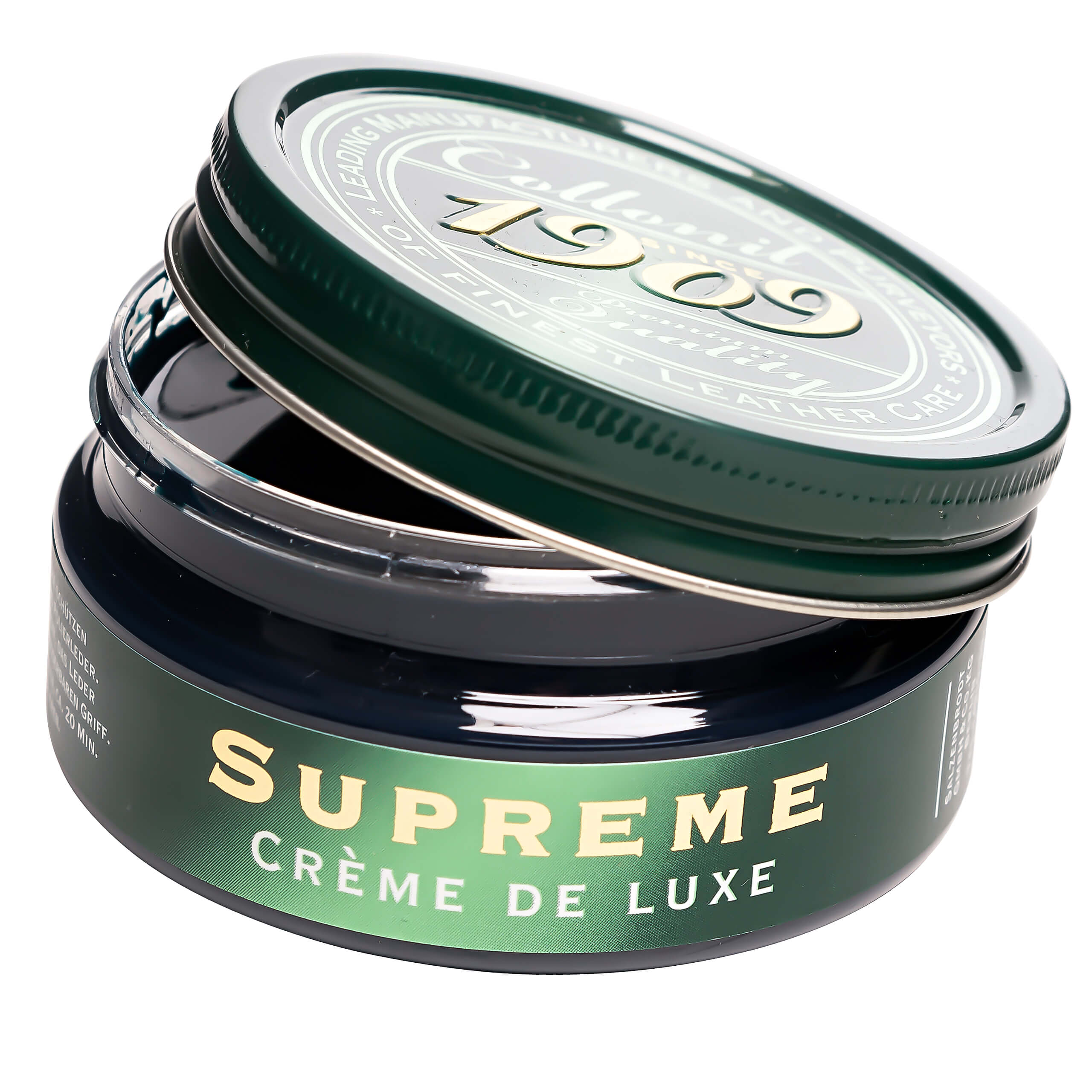 Collonil 1909 Crème de Luxe zwart 100 ml | Schoencrème glad leer detail