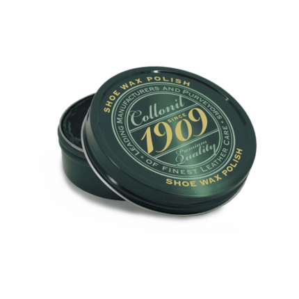 Collonil 1909 Wax Polish 75 ml | Waxpoets voor glad leer zwart detail