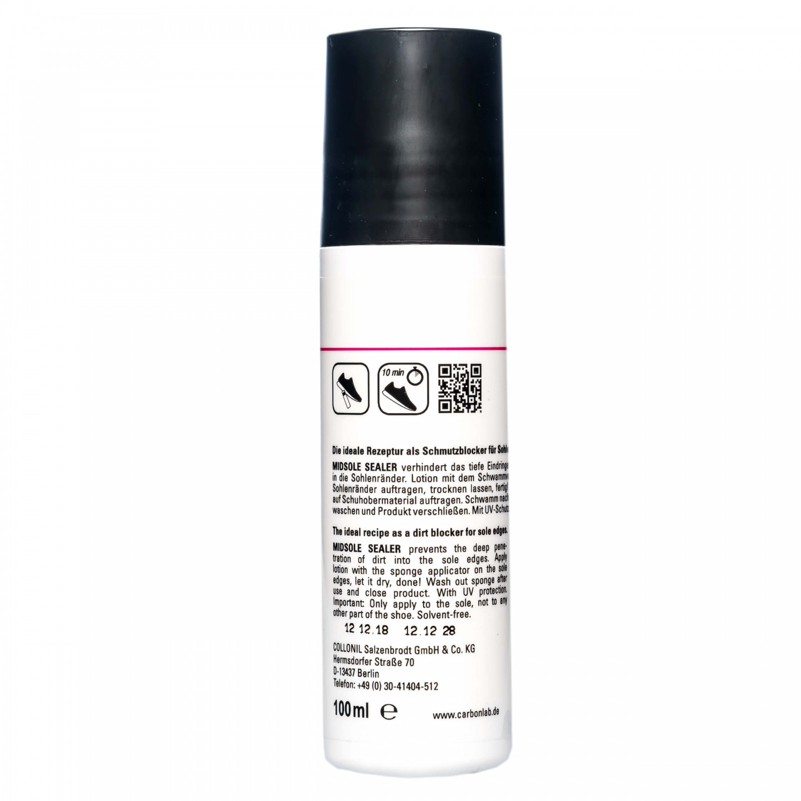 Collonil Carbon Lab Midsole Sealer 100 ml | Zoolrand beschermen achterkant