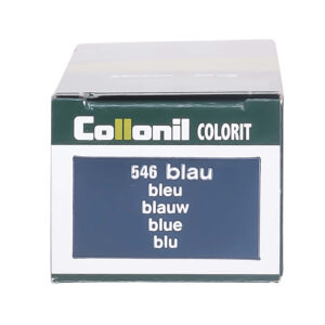 Collonil Colorit extra dekkende schoensmeer | 50 ml blauw voorkant