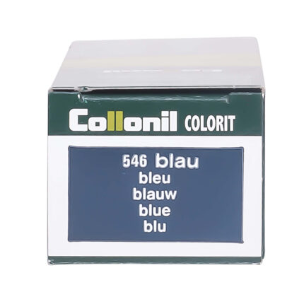 Collonil Colorit extra dekkende schoensmeer | 50 ml blauw voorkant