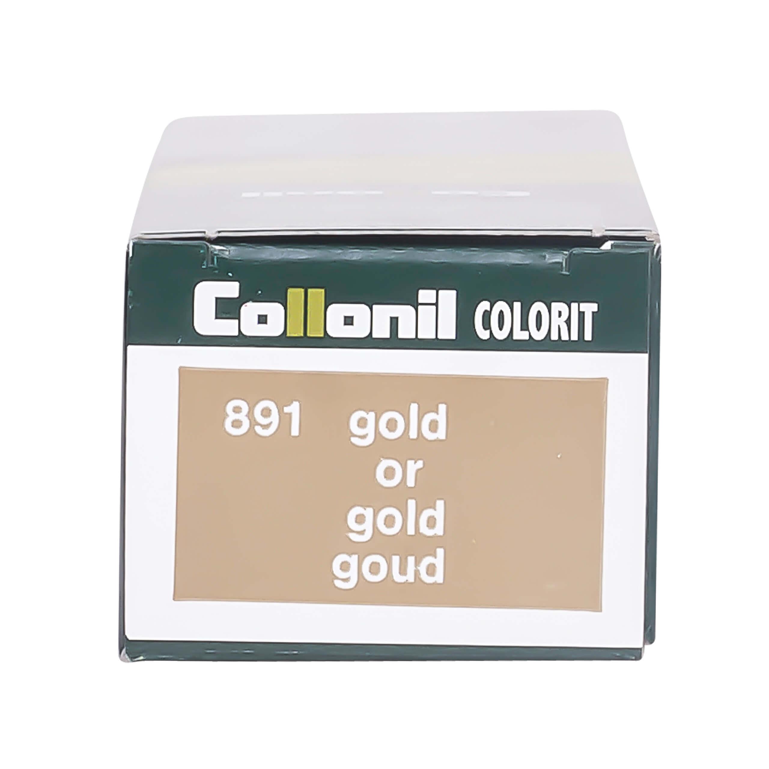 Collonil Colorit extra dekkende schoensmeer | 50 ml goudkleur voorkant