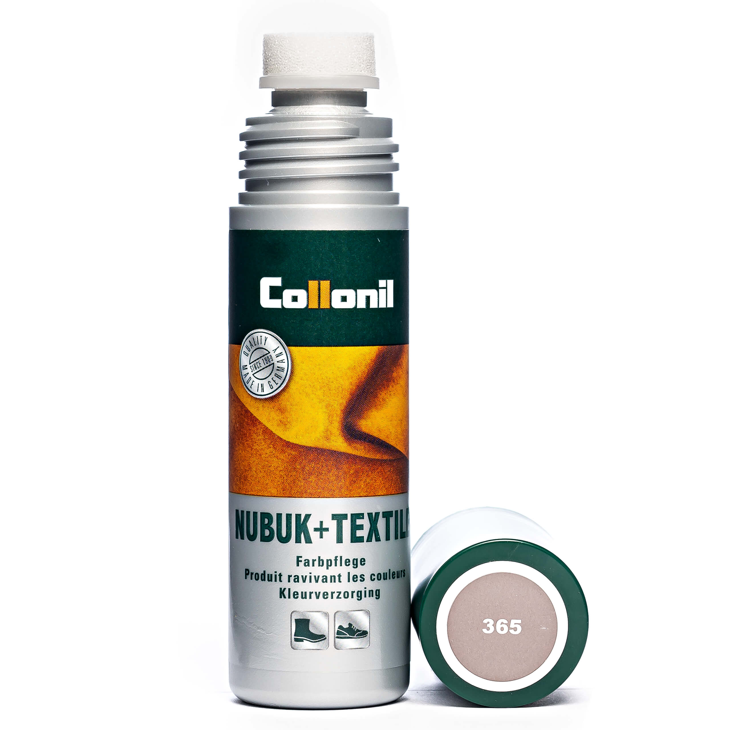 Collonil Nubuk + Textile | Suède en textiel bijkleuren 365 - Smoke voorkant