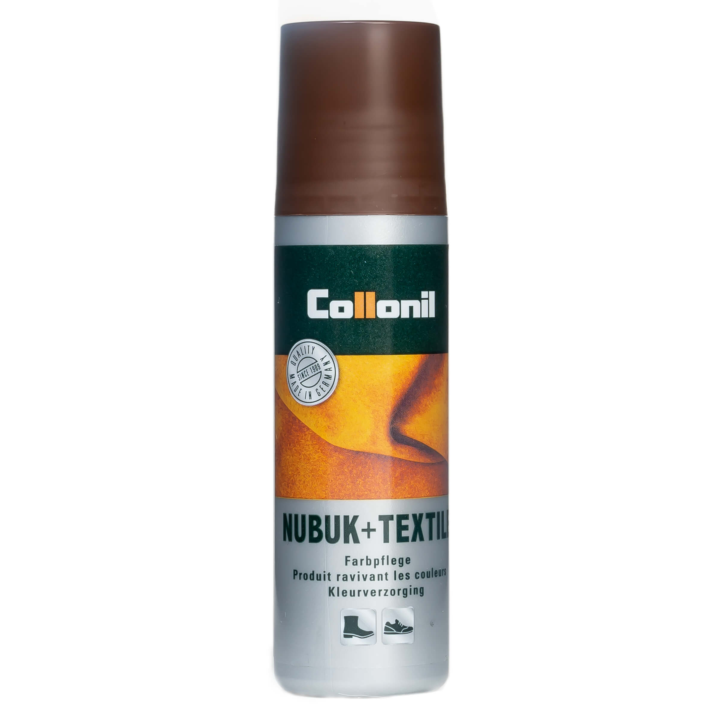 Collonil Nubuk + Textile | Suède en textiel bijkleuren 399 - Donkerbruin voorkant