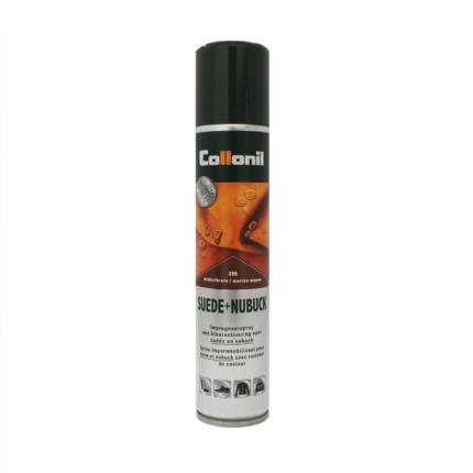 Collonil Suède + Nubuck Spray 200 ml | Bescherm & kleur middenbruin voorkant