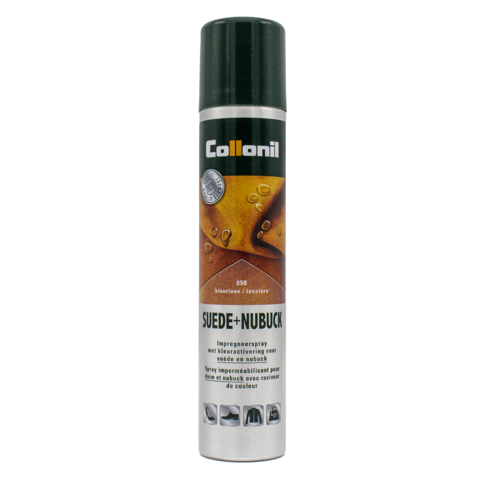 Collonil Suède + Nubuck Spray 200 ml | Bescherm & kleur kleurloos voorkant
