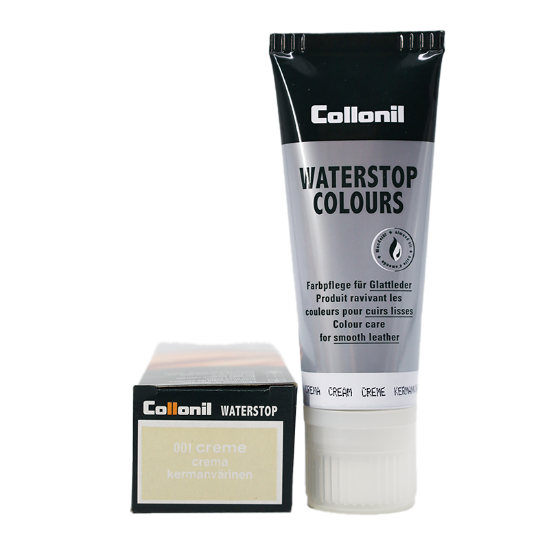 Collonil Waterstop Colours | Impregneer wax voor glad leer creme voorkant