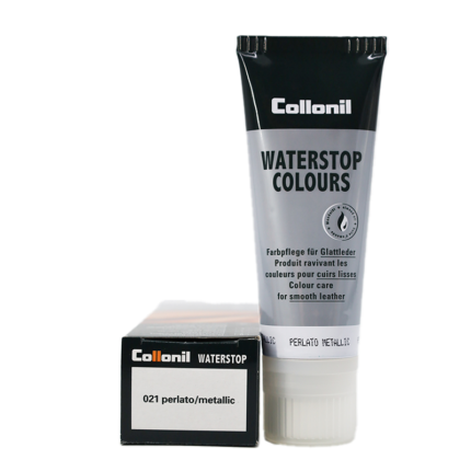 Collonil Waterstop Colours | Impregneer wax voor glad leer perlato mettalic voorkant