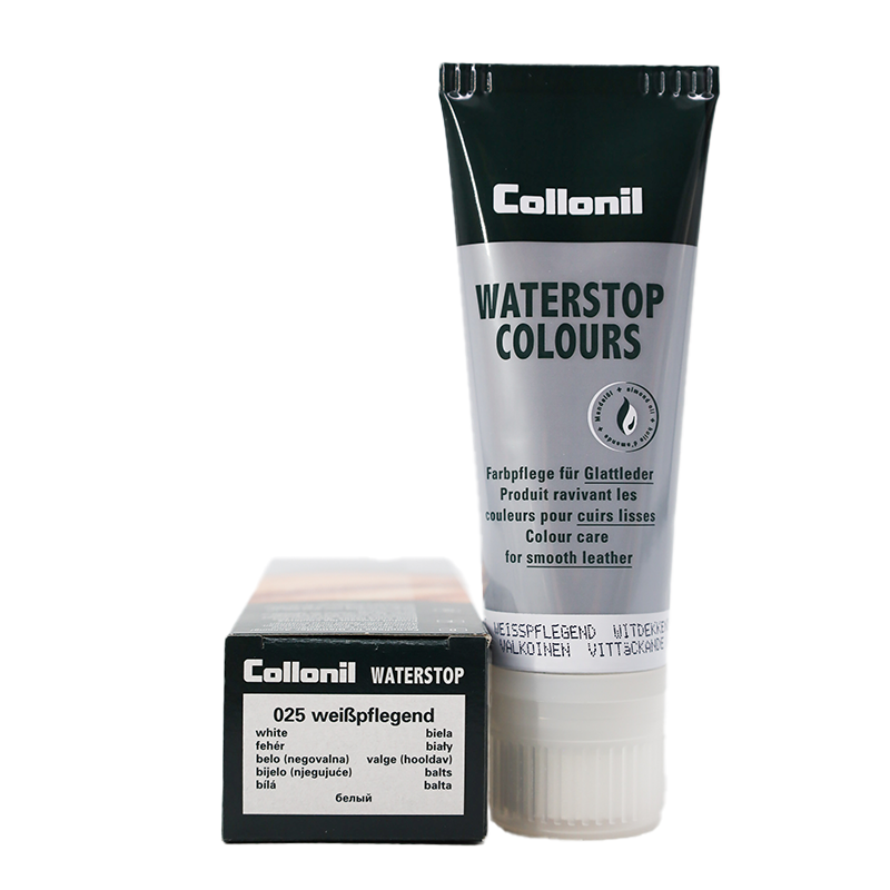 Collonil Waterstop Colours | Impregneer wax voor glad leer witdekkend voorkant