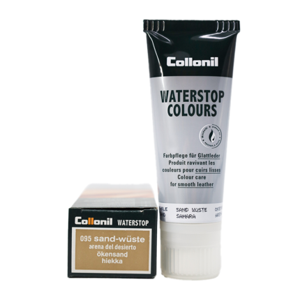 Collonil Waterstop Colours | Impregneer wax voor glad leer sand voorkant
