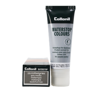 Collonil Waterstop Colours | Impregneer wax voor glad leer middelgrijs voorkant
