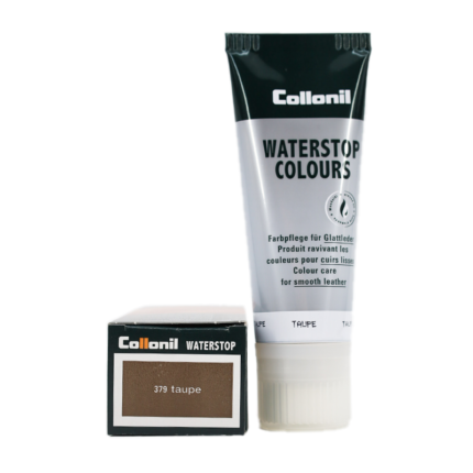Collonil Waterstop Colours | Impregneer wax voor glad leer taupe voorkant