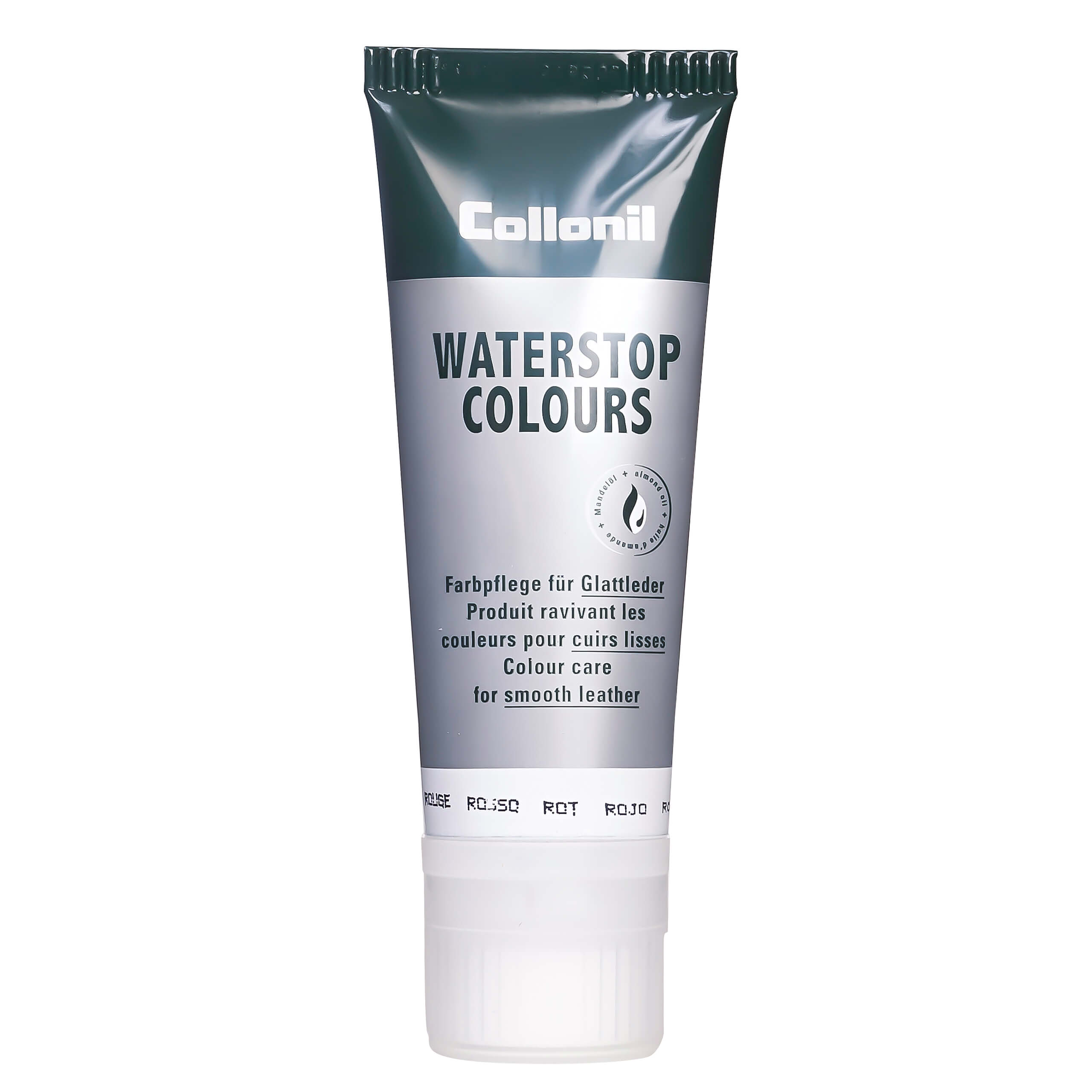 Collonil Waterstop Colours | Impregneer wax voor glad leer rood tube