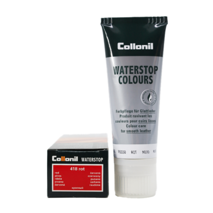 Collonil Waterstop Colours | Impregneer wax voor glad leer rood voorkant