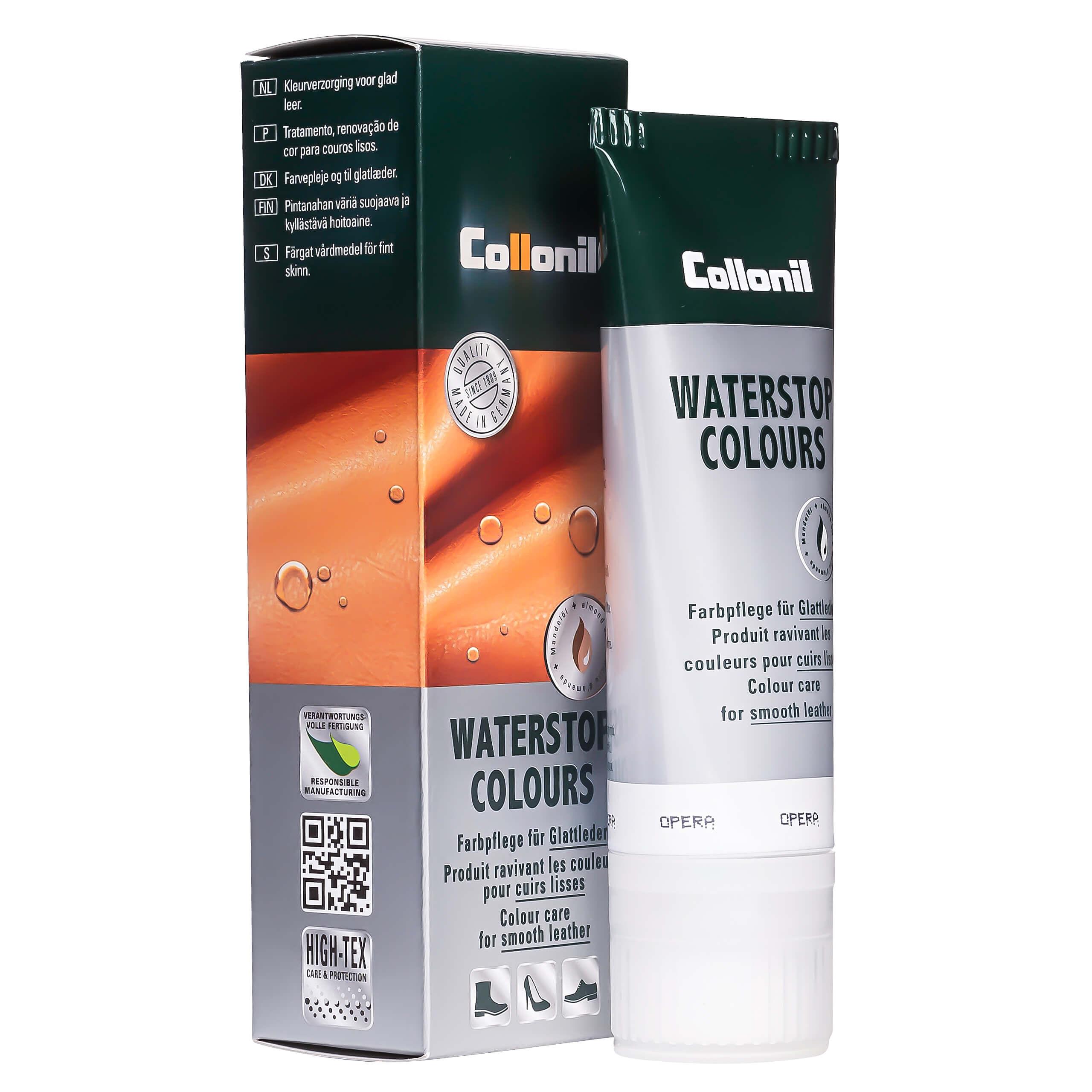 Collonil Waterstop Colours | Impregneer wax voor glad leer opera verpakking