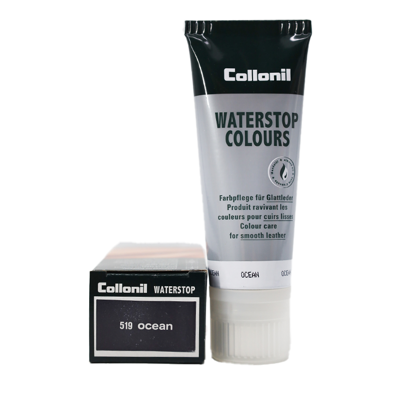 Collonil Waterstop Colours | Impregneer wax voor glad leer donkerblauw voorkant