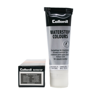 Collonil Waterstop Colours | Impregneer wax voor glad leer donkergrijs voorkant