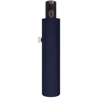 Doppler Carbonsteel Magic paraplu donkerblauw opvouwbaar dicht