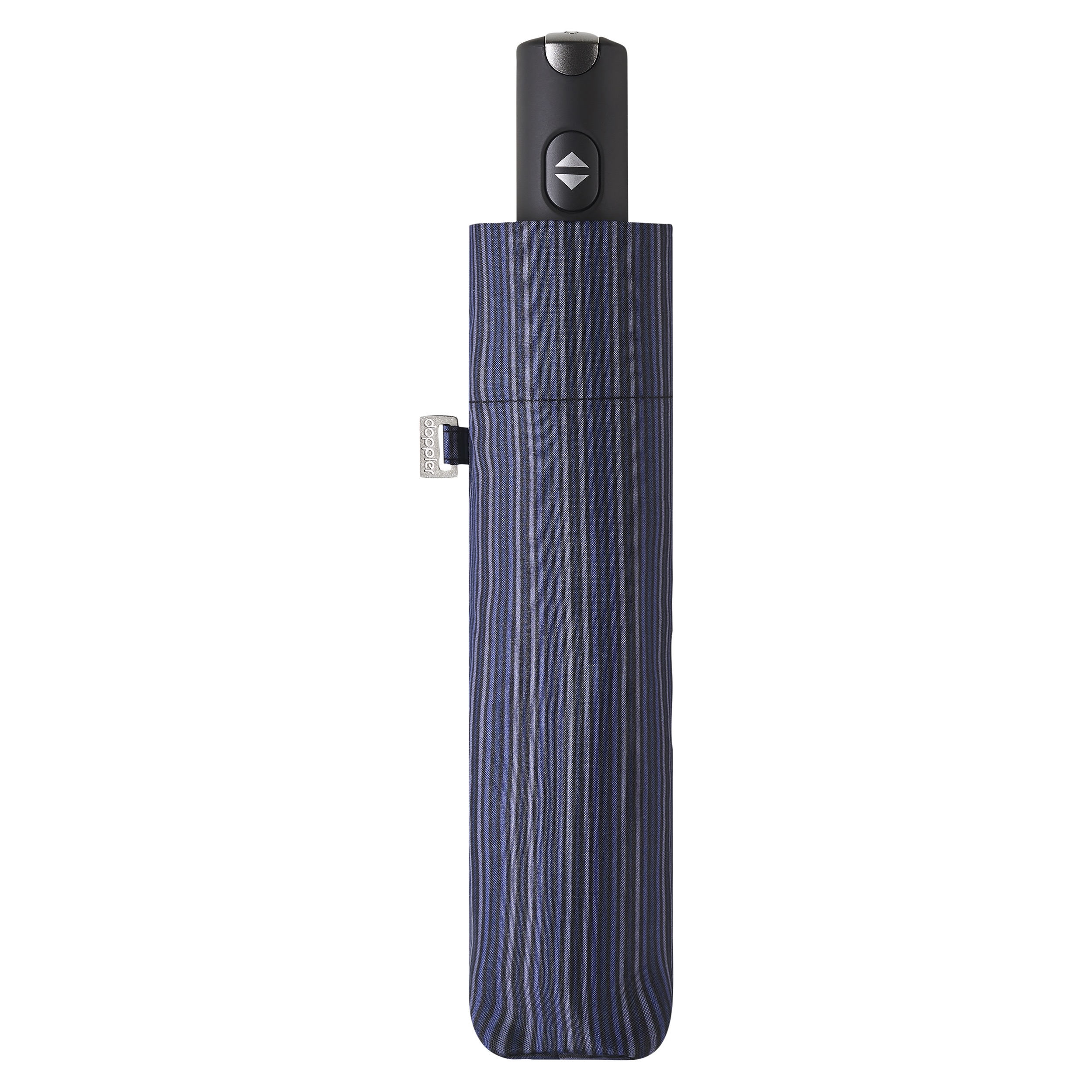 Doppler Carbonsteel Magic paraplu shades blue opvouwbaar dicht