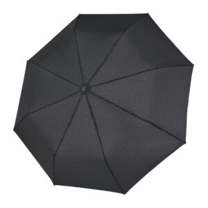 Doppler Carbonsteel Magic paraplu space black opvouwbaar open