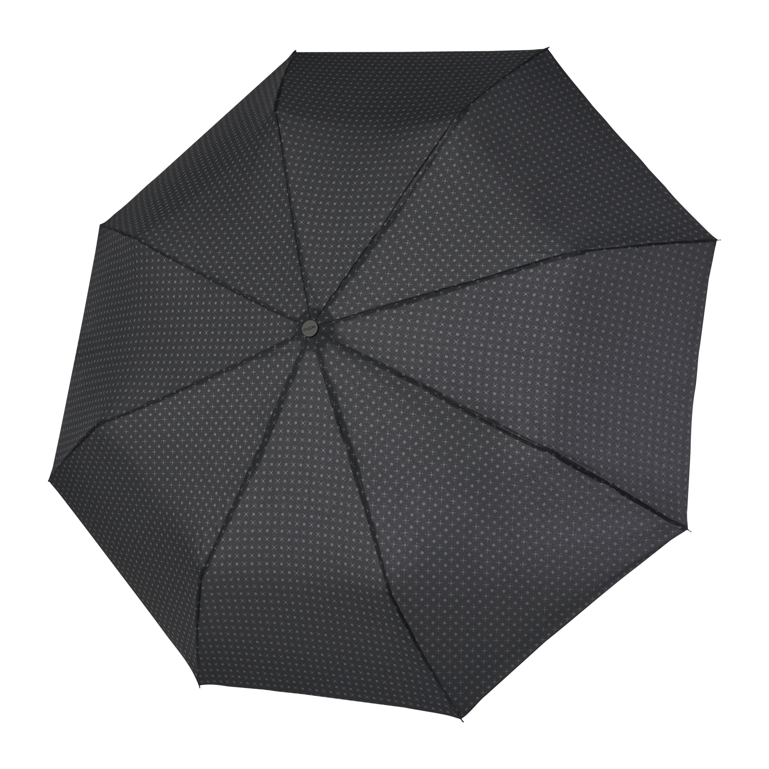 Doppler Carbonsteel Magic paraplu space black opvouwbaar open