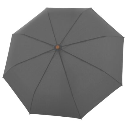 Doppler Nature Magic paraplu - Slate grey duurzaam open