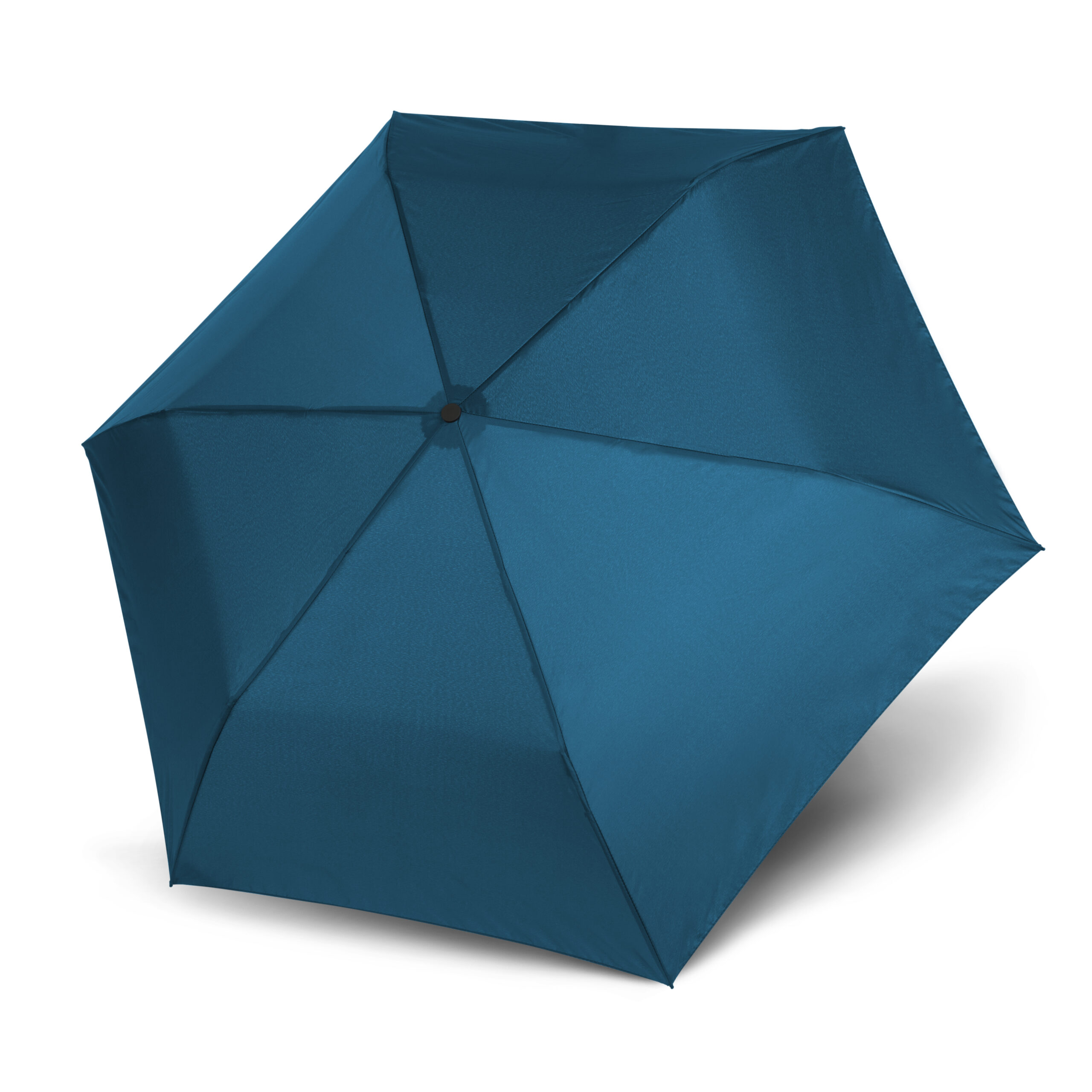 Doppler Zero 99 paraplu - Crystal blue opvouwbaar open