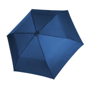 Doppler Zero 99 paraplu - Ocean blue opvouwbaar open