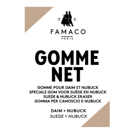 Famaco Gomme Net | Suède gum voor vlekken voorkant