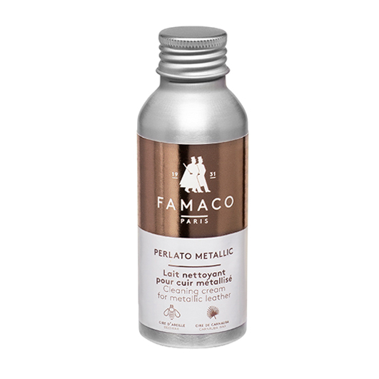 Famaco Perlato Metallic crème 100 ml | Metallic leer