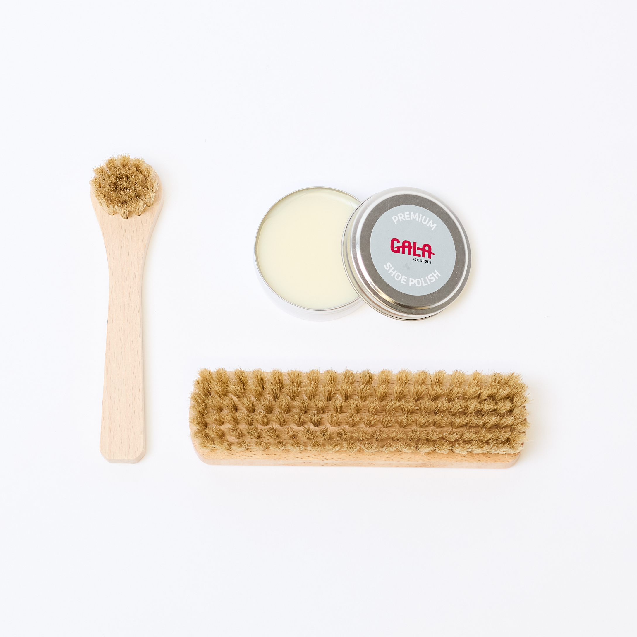 GALA schoenpoets set | Compleet met borstels kleurloos