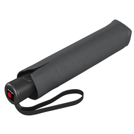 Knirps A.200 Medium Duomatic paraplu dark grey dicht