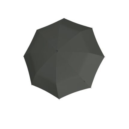 Knirps A.200 Medium Duomatic paraplu dark grey open