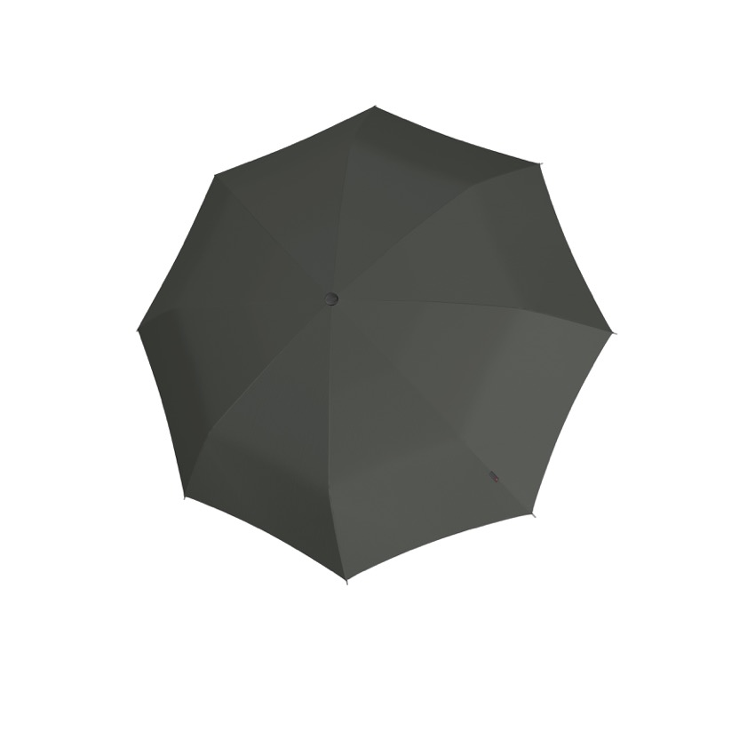 Knirps A.200 Medium Duomatic paraplu dark grey open