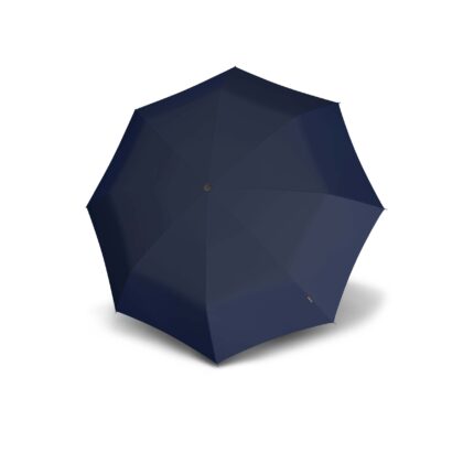 Knirps C.241 Chrome Matt Duomatic paraplu donkerblauw open