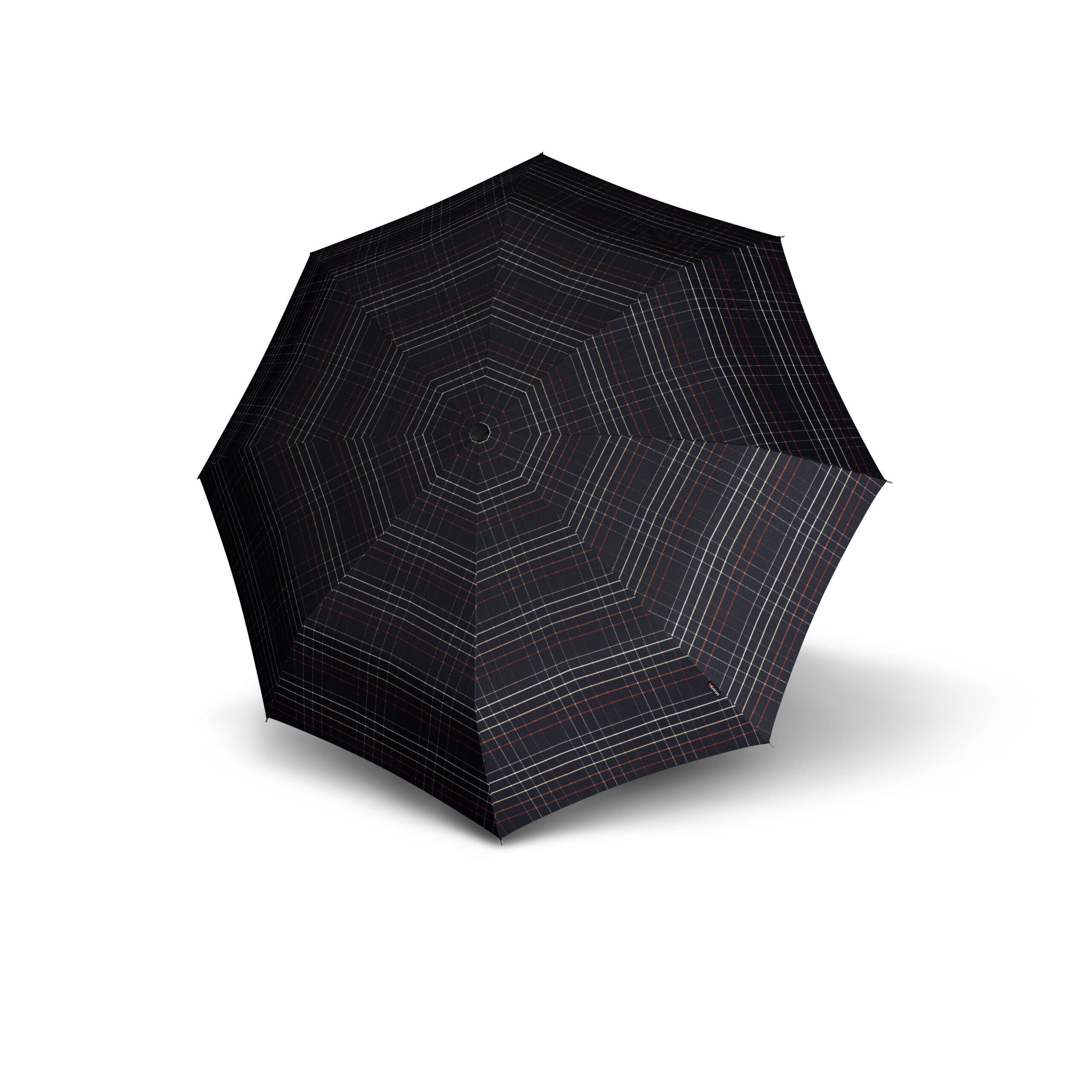 Knirps T.200 Duomatic paraplu | Automatische stormparaplu check black open